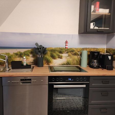 Schoene Wohnung An Der Nordsee In Mildstedt Bagian luar foto