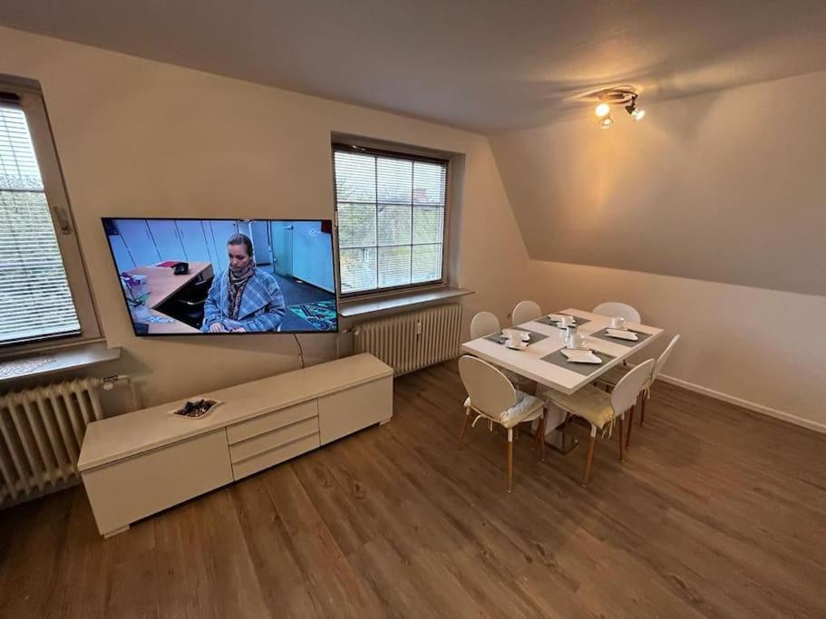 Schoene Wohnung An Der Nordsee In Mildstedt Bagian luar foto